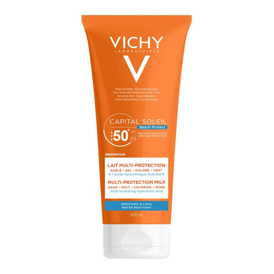 Vichy Capital Soleil Milk Multiprotection SPF50+ Увлажняющее солнцезащитное молочко для лица и тела
