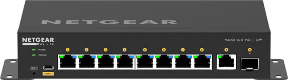 8x1G PoE+ 110W 1x1G and 1xSFP Managed Switch - Managed - L2/L3 - Gigabit Ethernet (10/100/1000) - Full duplex - Power over Ethernet (PoE) - Rack mounting