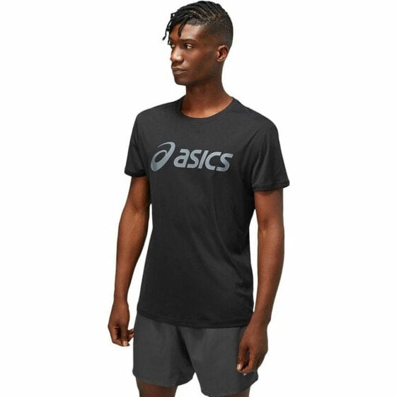 Футболка с коротким рукавом мужская Asics Core Чёрный