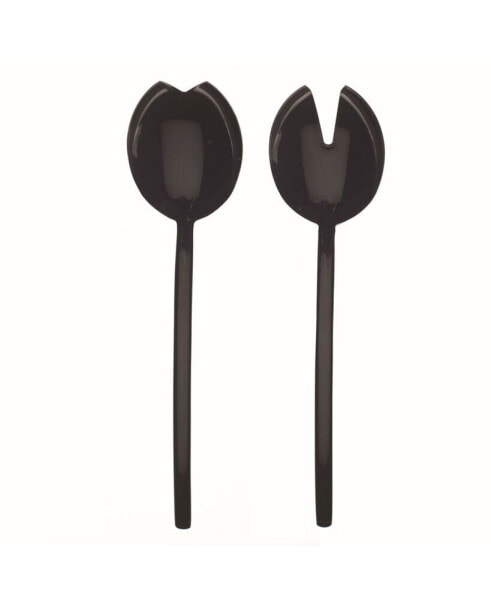 Due Oro Nero Salad Servers Set, 2 Piece