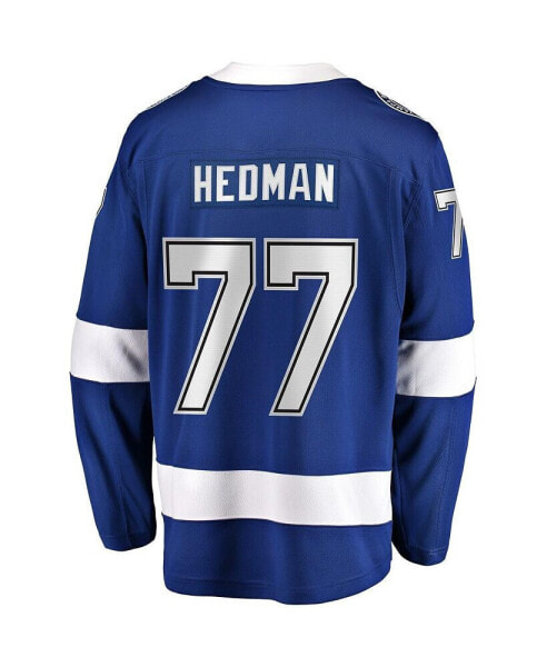 Men's Victor Hedman Blue Tampa Bay Lightning Home Premier Breakaway Player Jersey