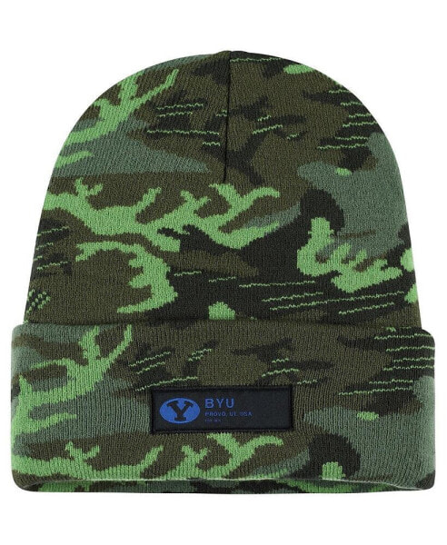 Men's Camo BYU Cougars Veterans Day Cuffed Knit Hat