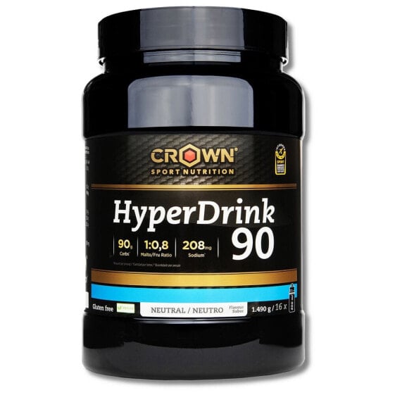CROWN SPORT NUTRITION HyperDrink 90 Energetic Powder Pot 1.49kg Neutral