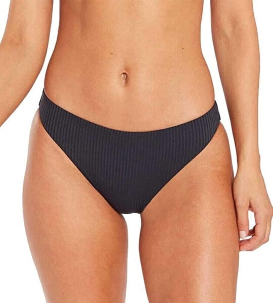 Vitamin A 264210 Women Black ECORIB Midori Bikini Bottom Swimwear Size Medium