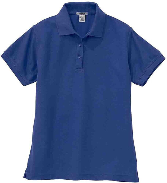 River's End Ezcare Sport Short Sleeve Polo Shirt Womens Blue Casual 3302-RB