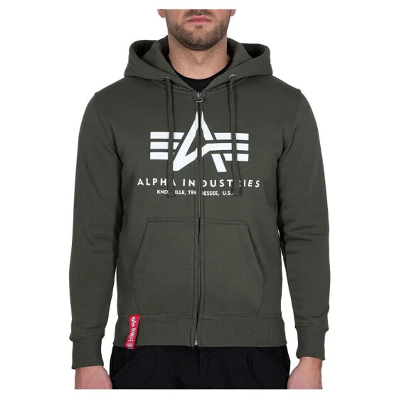 ALPHA INDUSTRIES Basic full zip sweatshirt