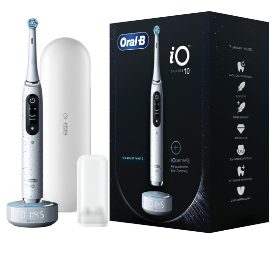 Oral-B iO Series 10 - Adult - Rotating-oscillating toothbrush - Daily care - Deep clean - Gum care - Sensitive - Whitening - White - 2 min - White