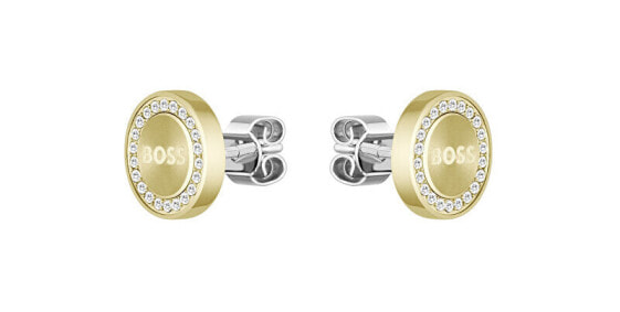 Luxury gold-plated earrings Iona 1580557