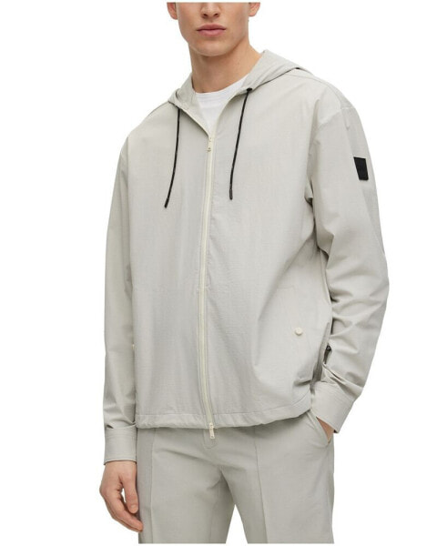 Men's Performance Relaxed-Fit Hooded Shirt