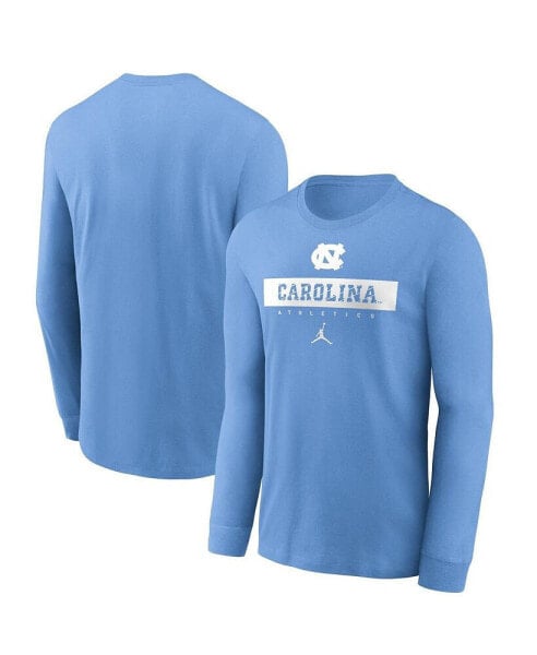 Men's North Carolina Tar Heels 2024 Sideline Legend Performance Long Sleeve T-Shirt