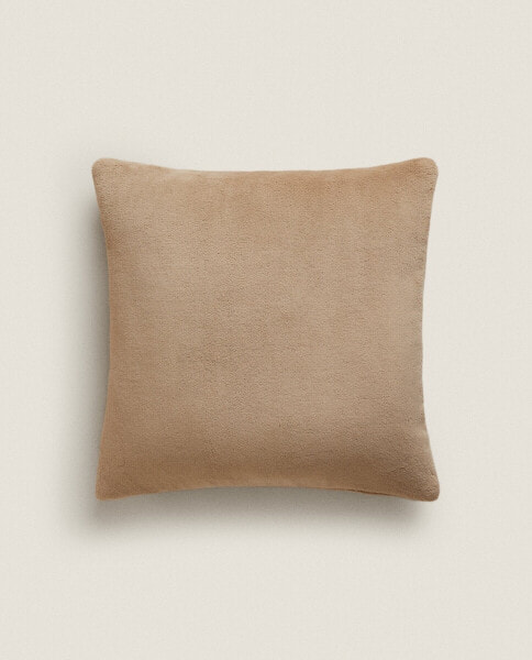 Fleece cushion cover