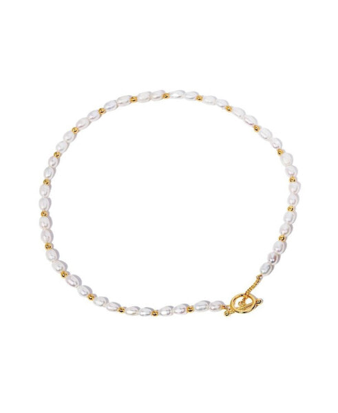 Women's Freshwater Pearl Bead Choker Necklace