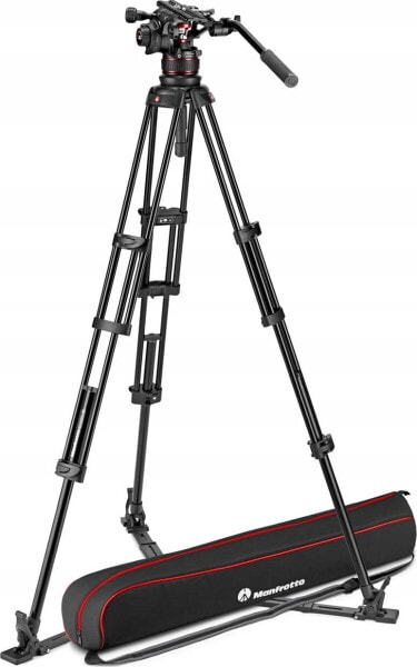 Statyw Manfrotto Zestaw Twin Carbon z głowicą 612- dolna rozp