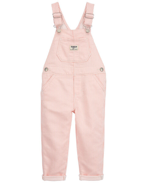 Toddler Hickory Stripe Overalls 2T