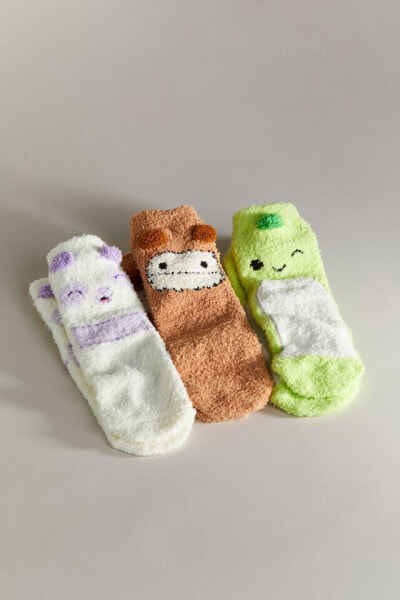 3-pack Chenille Socks