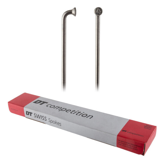 DT Swiss Competition Spoke: 2.0/1.8/2.0mm, 264mm, J-bend, Silver, Box of 100