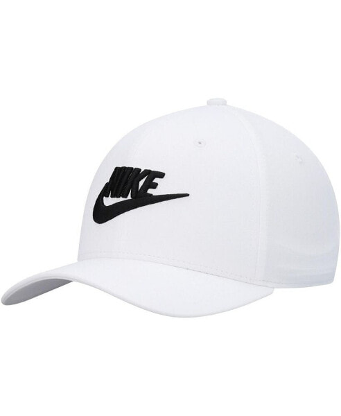 Men's White Classic99 Futura Swoosh Performance Flex Hat