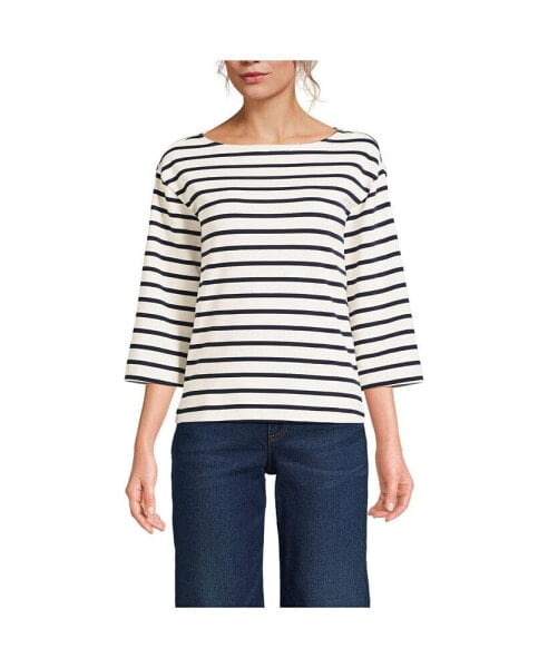 Women's 3/4 Bell Sleeve Supima T-shirt