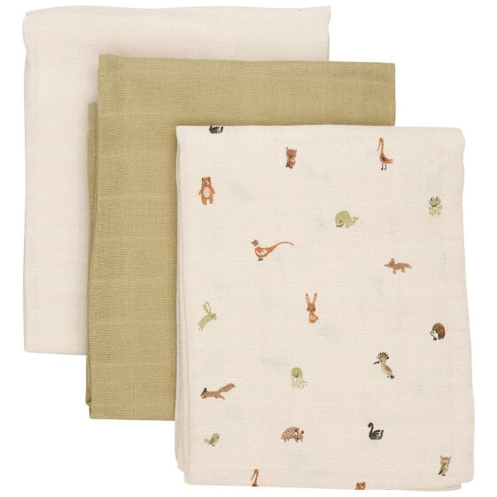 PIPPI Organic Cloth 3 Pack 70x70 cm Muslin