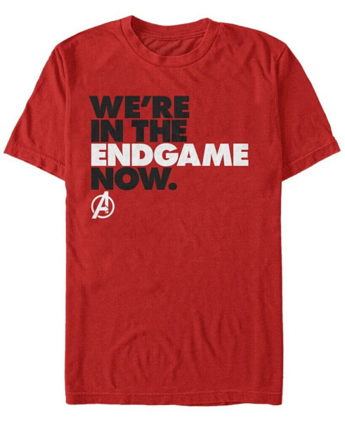 Marvel Men's Avengers Endgame We're in the Game Now, Short Sleeve T-shirt