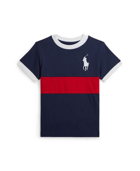 Toddler and Little Boy Big Pony Heavyweight Cotton Jersey Tee