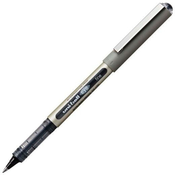 Ручка гелевая Uni-Ball Rollerball Eye Fine UB-157 Чёрная 0,7 мм (12 штук)