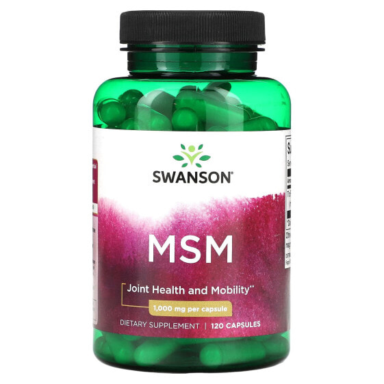 MSM, 1,000 mg, 120 Capsules