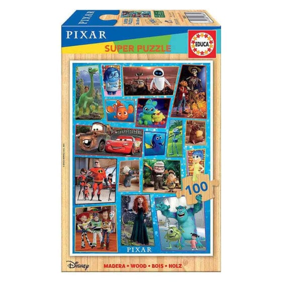 EDUCA BORRAS 100 Pieces Disney Multiproperty Wooden Puzzle