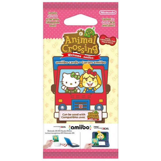 NINTENDO Animal Crossing New Leaf/Sanrio Pack 6 Cards