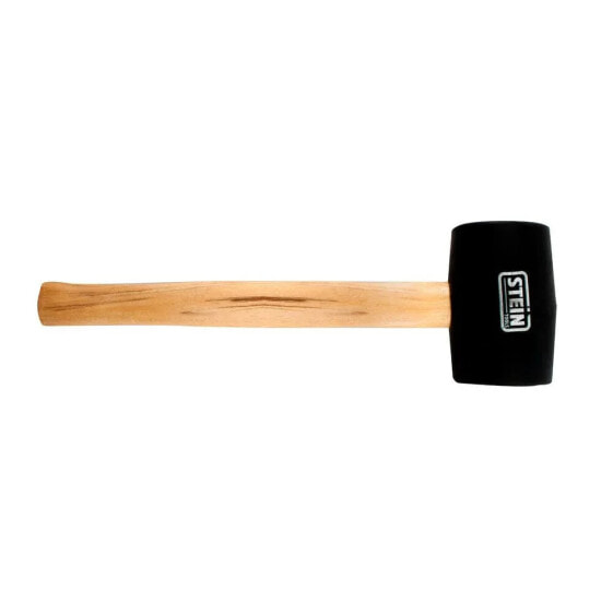 STEIN Black rubber mallet wood handle 700g