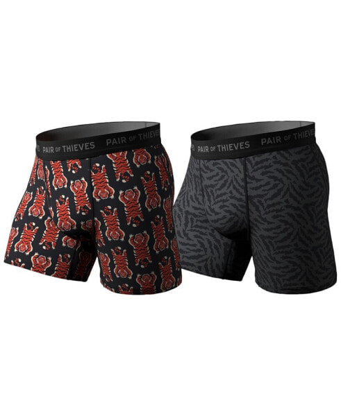 Боксеры-трусы Pair Of Thieves Men's SuperFit сетчатые 2 шт.