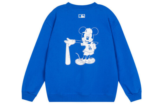 MLB x Disney/迪士尼 联名款 长袖宽松卫衣 男女同款 蓝色 / Толстовка MLB Disney 31MTK2011-07U