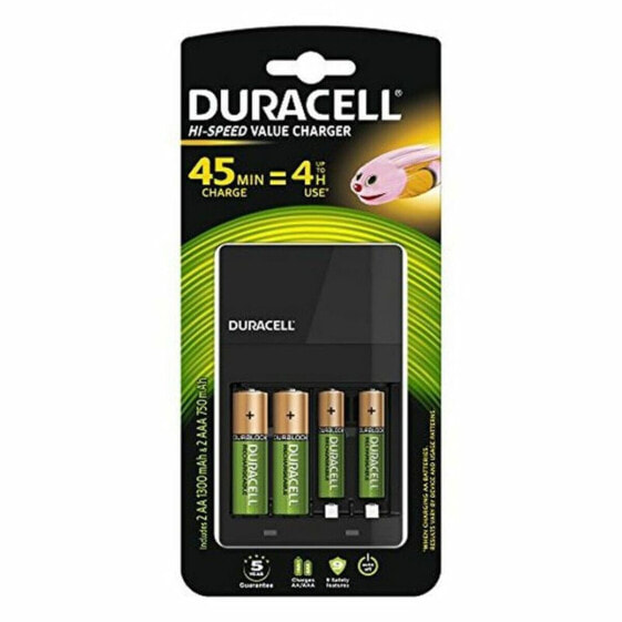 Зарядное устройство с аккумуляторами Duracell CEF14 2 x AA + 2 x AAA 1300 мАч