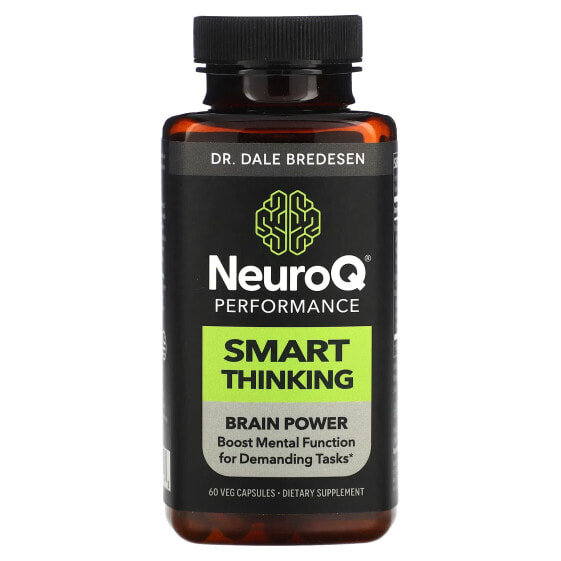 NeuroQ Performance, Smart Thinking, 60 Veg Capsules