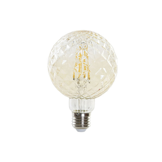 LED lamp DKD Home Decor Amber 4 W E27 450 lm 9,5 x 9,5 x 14 cm