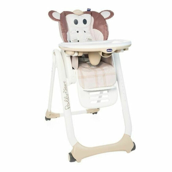 Высокий стул Chicco Polly 2 Start Monkey