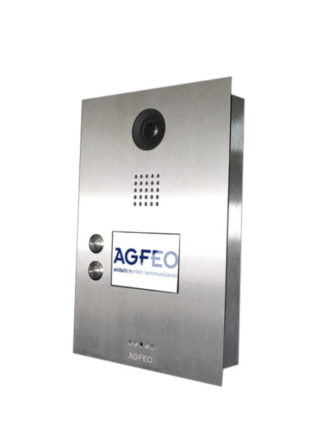 AGFEO IP-Video TFE 2 - 8.89 cm (3.5") - TFT - 480 x 320 pixels - Stainless steel - IP65 - Fast Ethernet