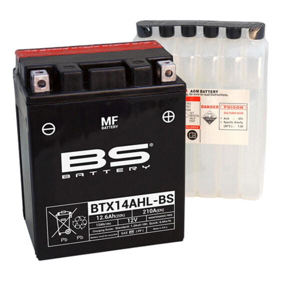 BS BATTERY BTX14AHL Battery 12V