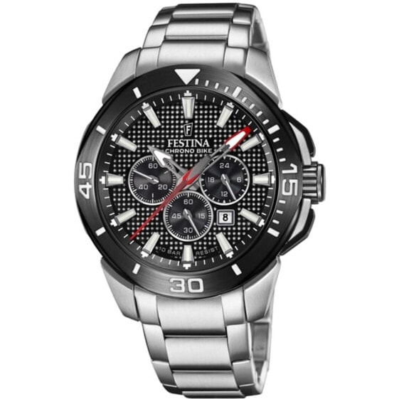 Men's Watch Festina F20641/4 Black Silver