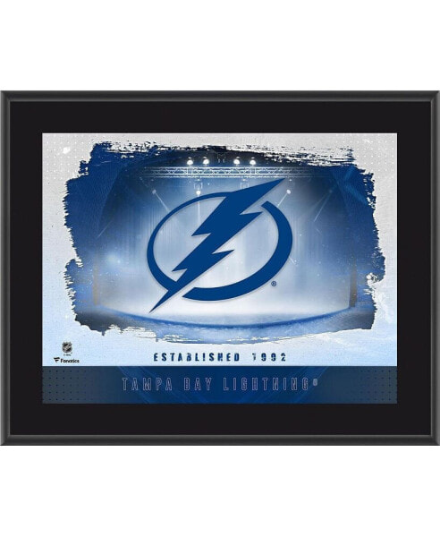 Tampa Bay Lightning 10.5'' x 13'' x 1'' Sublimated Horizontal Logo Team Plaque