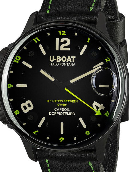 Часы U-Boat 9675 Capsoil Doppiotempo DLC GMT