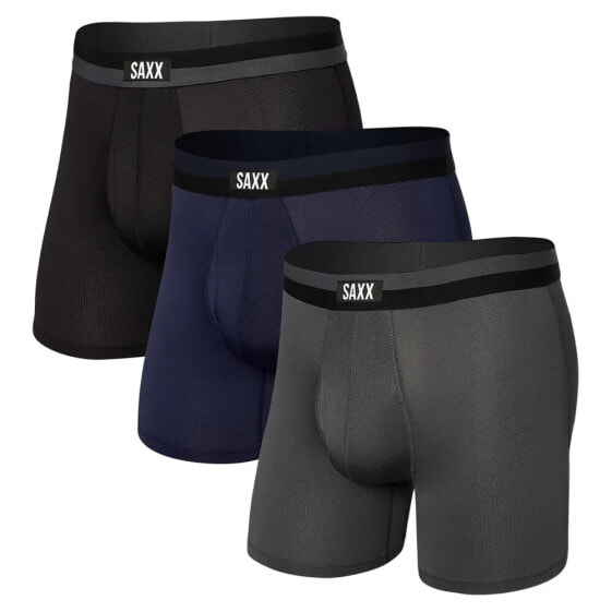 SAXX UNDERWEAR Sport Mesh boxers 3 units