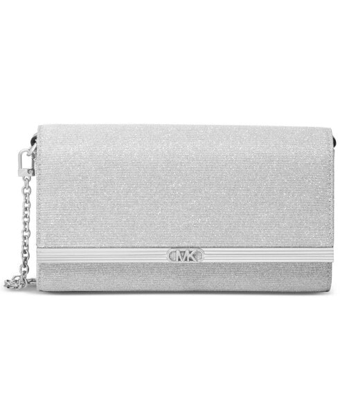 Mona Glitter Large East West Clutch