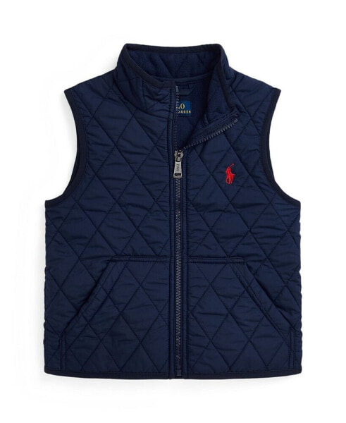 Toddler and Little Boys Quilted Water-Repellent Vest