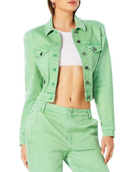 Afrm Magda Crop Trucker Jacket Women's