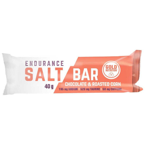 Энергетический батончик Gold Nutrition Endurance Salt 40 г Шоколад и Жареная Кукуруза