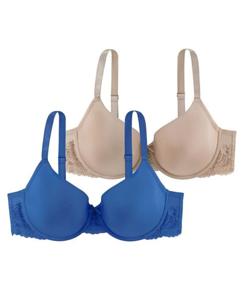 Women's Adele 2 Piece Light Padded Comfort Fit Bras, D17165A