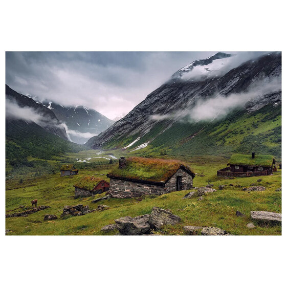 Leinwandbild Moody Mountains