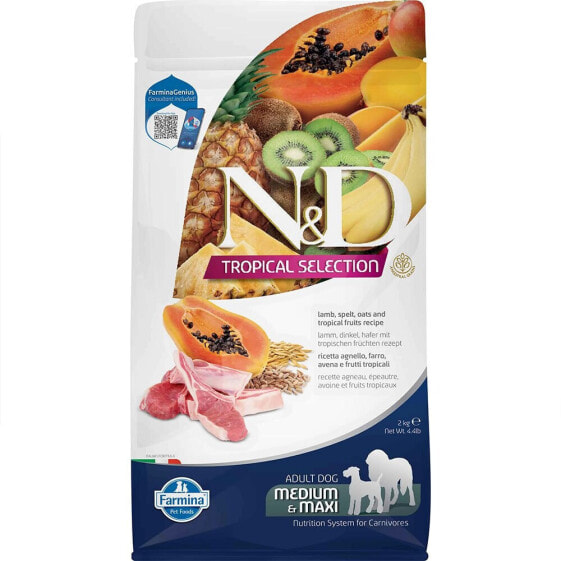 FARMINA ND Tropical Selection Med Maxi Lamb 2kg Dog Food