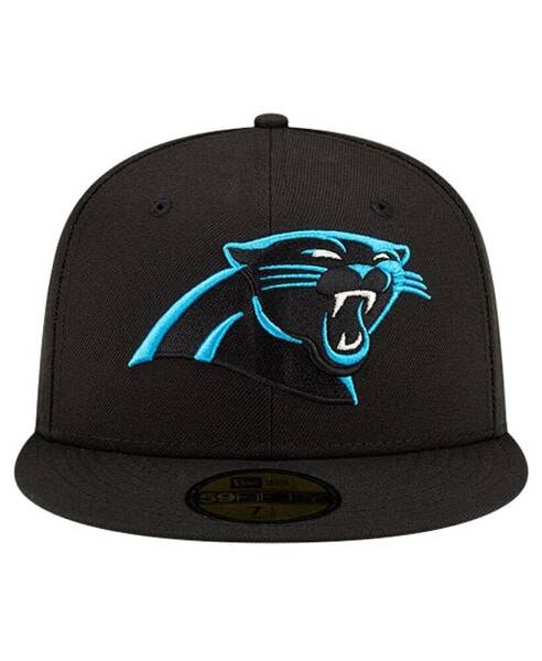 Men's Black Carolina Panthers Team Basic 59FIFTY Fitted Hat